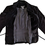 Etcetera Black Velvet Blazer Size 8