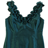 London Times Emerald Green Dress Size 10