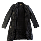 Brendon Thomas Quilted Leather Coat Size Large