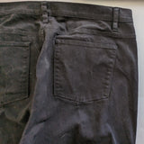 LRL Lauren Jeans Co Flared Black Jeans Size 16 NWT