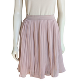 H&M Pink Pleated Skirt Size Small
