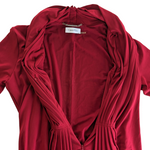 Calvin Klein Red Jersey Knit Dress Size 6