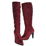 Angela Falconi Suede Boots Size 37.5
