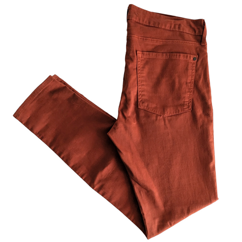 Vince Skinny Jeans in Rust Size 31