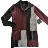 Cynthia Rowley Color Block Open Cardigan Size XS NWT