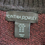 Cynthia Rowley Color Block Open Cardigan Size XS NWT