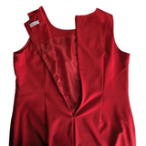 Calvin Klein Red Sheath Dress Size 16