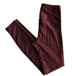 Vimmia VMMA Burgundy Textured Leggings Size XS