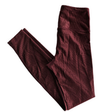 Vimmia VMMA Burgundy Textured Leggings Size XS
