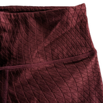 Vimmia VMMA Burgundy Textured Leggings Size XS