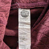 Vimmia VMMA Burgundy Textured Leggings Size XS