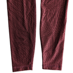 Vimmia VMMA Burgundy Textured Leggings Size XS