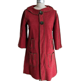 Beebop & Wally Lightweight Wool Blend Coat Size Small