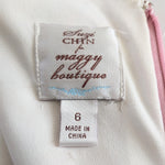 Suzi Chin for Maggie Boutique Sheath Dress Size 6