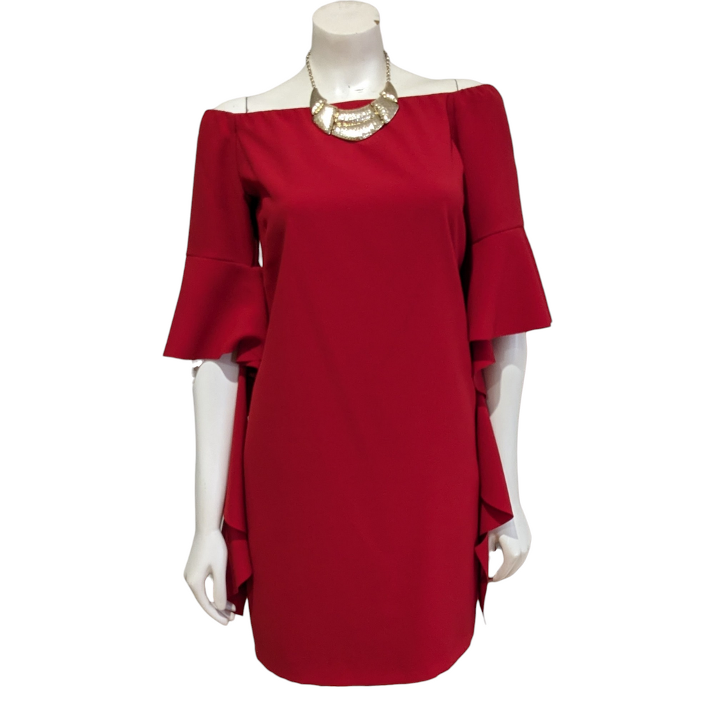 Pinko top red dress