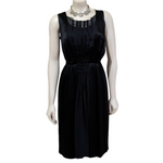Philosophy di Alberta Ferretti Black Midi Dress Size Small