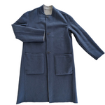 Theory Alma Reversible Wool Coat Size Small