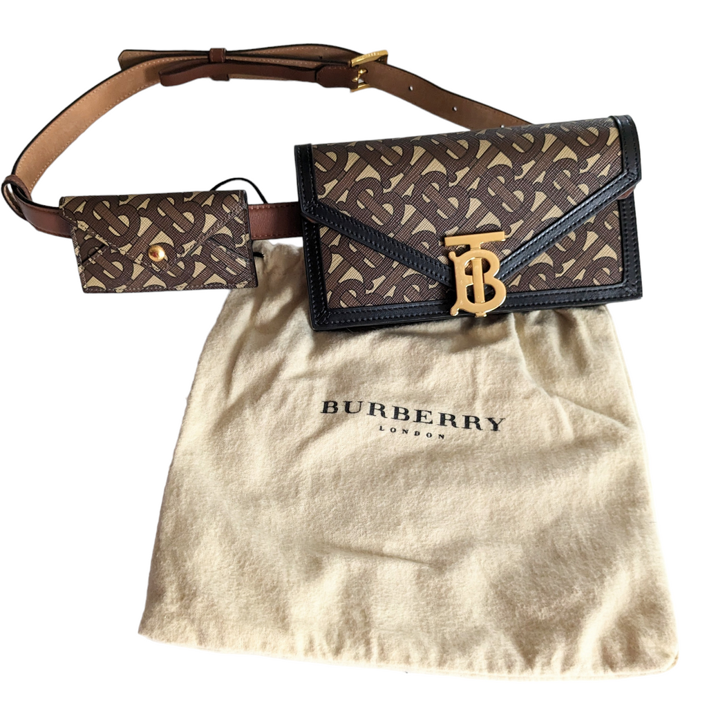 Burberry canvas 2025 belt bag