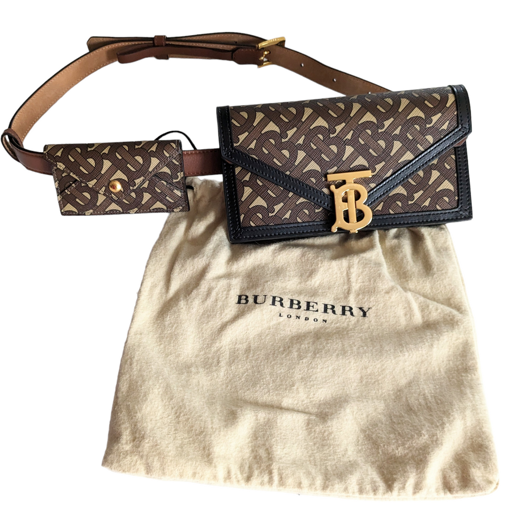Burberry monogram online belt bag