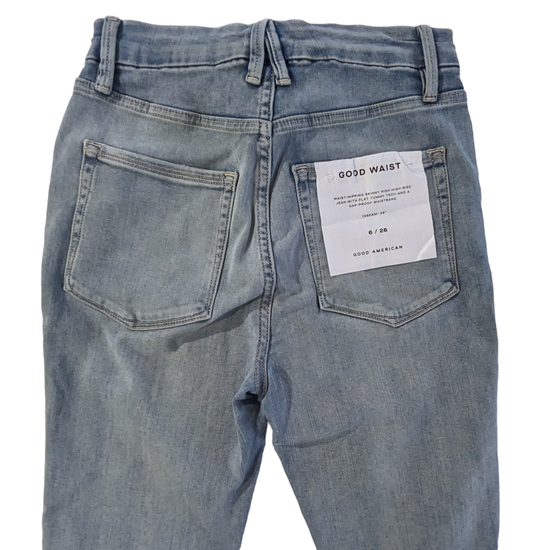 Good American Good Waist Jeans Size 28/6 NWT