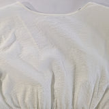 FRAME Off White Smocked Top Size 12
