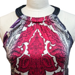 Elie Tahari Silk Halter Style Top Size Medium