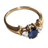 Nissko Sapphire on 10K Gold Ring