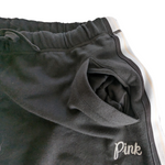 PINK Black Lounge Pants Size Large