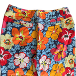 Talbots Floral Cropped Pants Size 14
