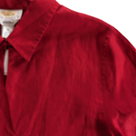 Talbots Red Linen Tunic Size Medium
