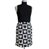 Moschino Jeans Heart Skirt Size 12