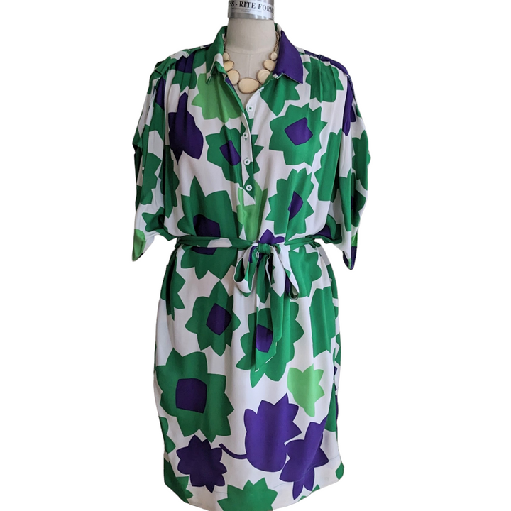 Diane von Furstenberg Karin Silk Dress Size 12