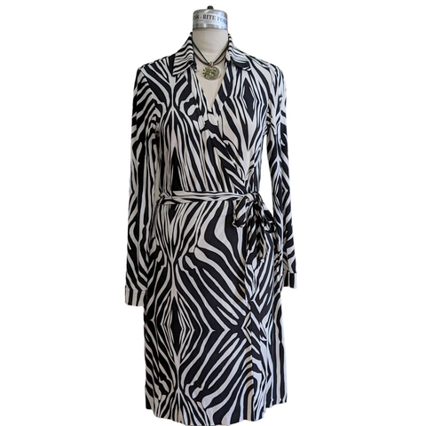 Diane von Furstenberg New Jeanne Two Wrap Dress Size 14