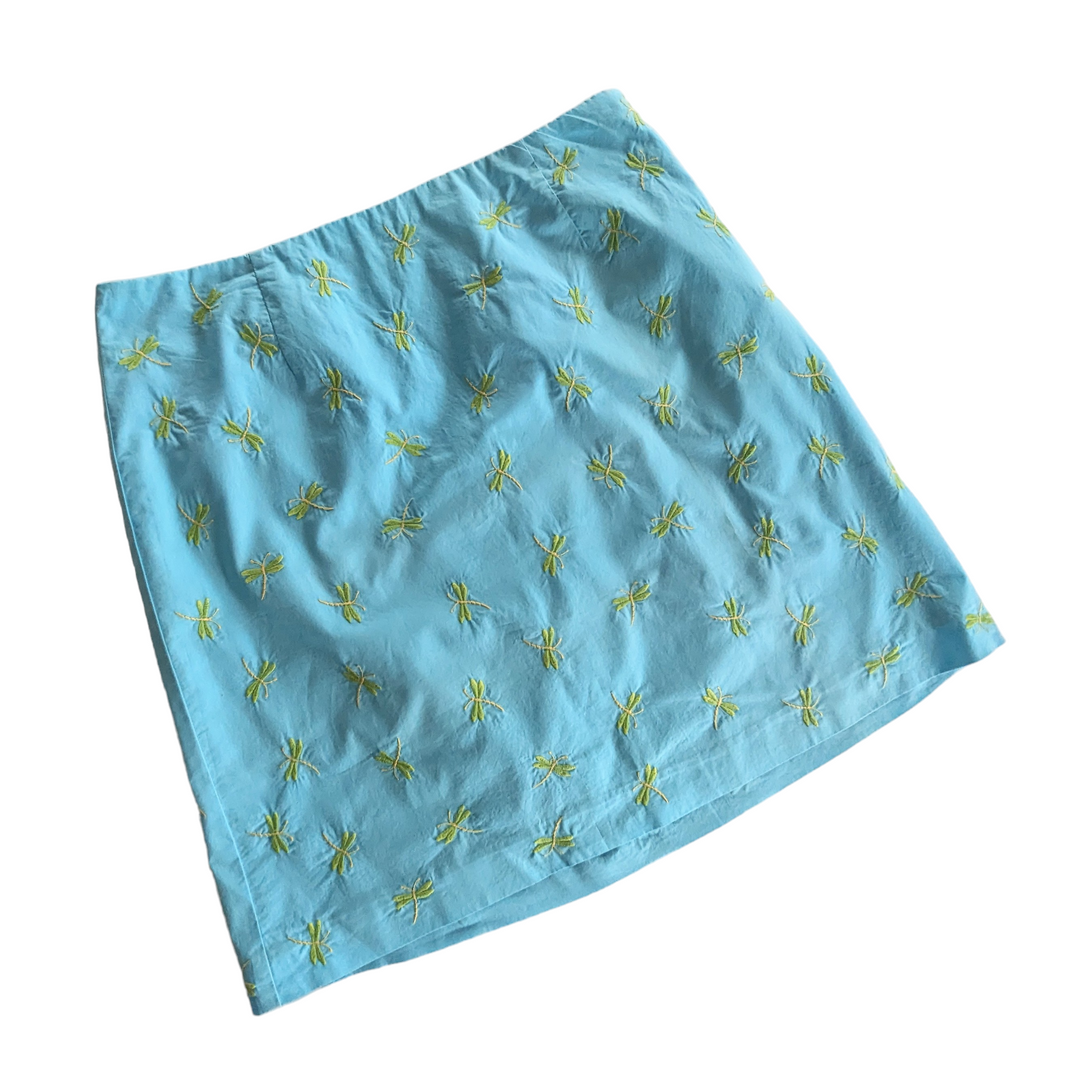 Talbots Palm Print Skirt Size 12P