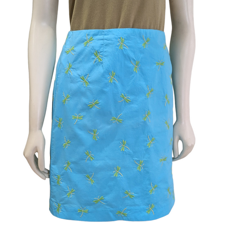 Talbots Palm Print Skirt Size 12P