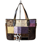 Coach Holiday Patchwork Tote