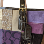 Coach Holiday Patchwork Tote