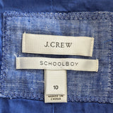 J. Crew Schoolboy Linen Blazer Size 10