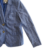 J. Crew Schoolboy Linen Blazer Size 10