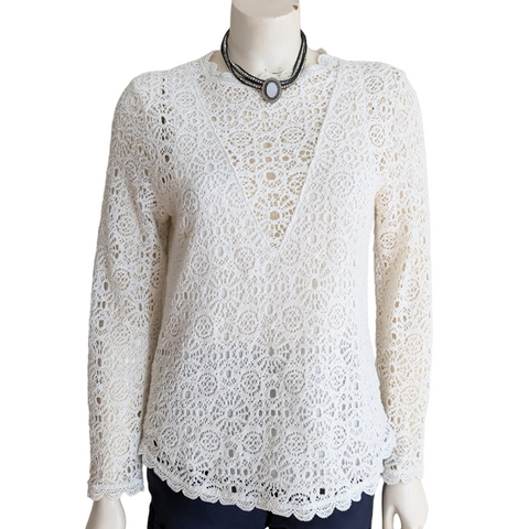 Nightcap Crochet Lace Top Size 4