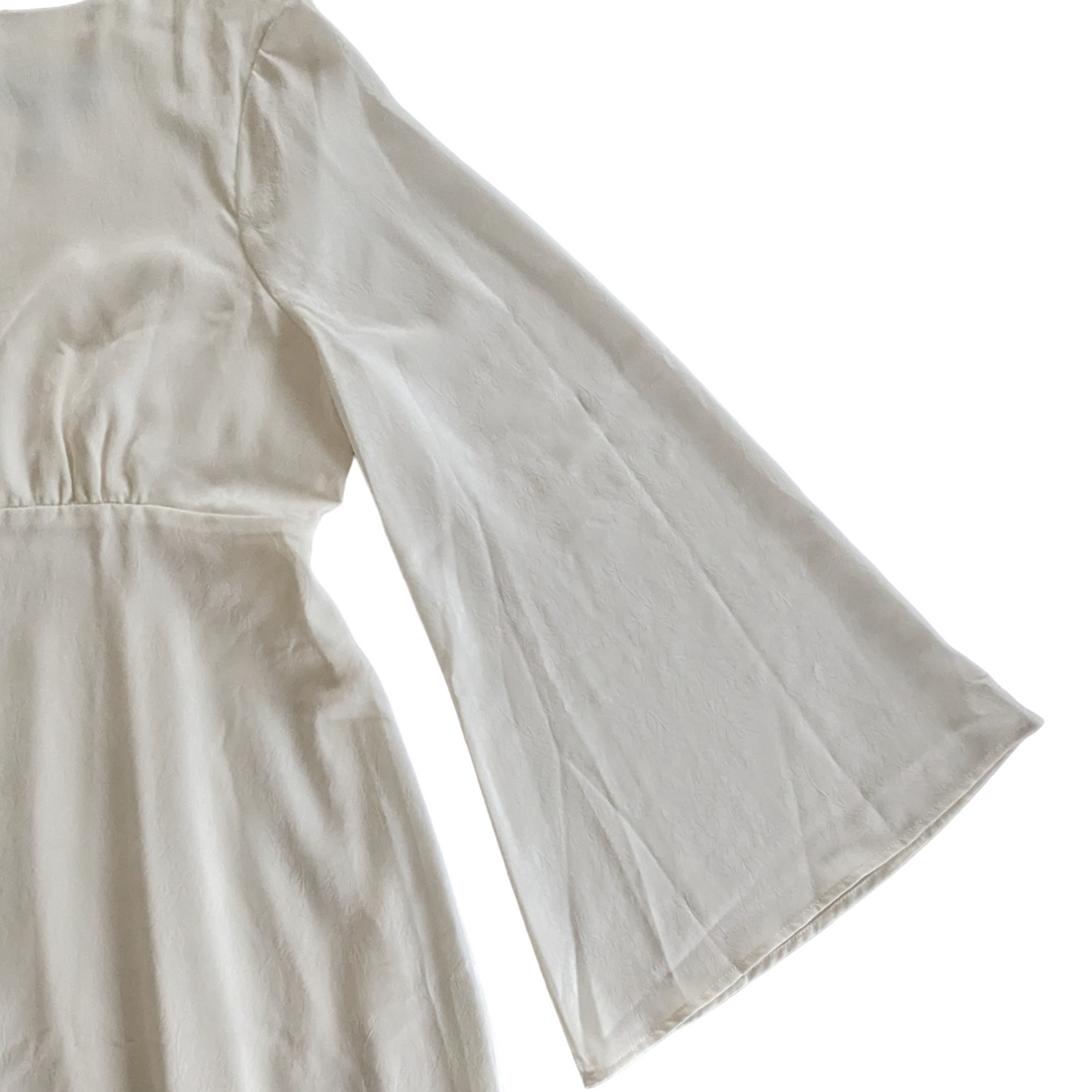 ModCloth Just A Little Lovin Babydoll Dress in Cream Size Medium