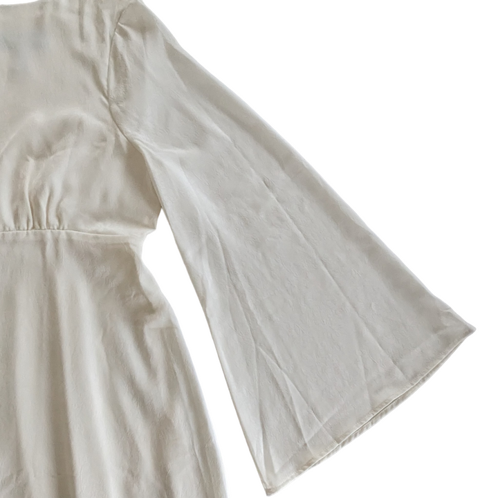 ModCloth Just A Little Lovin Babydoll Dress in Cream Size Medium
