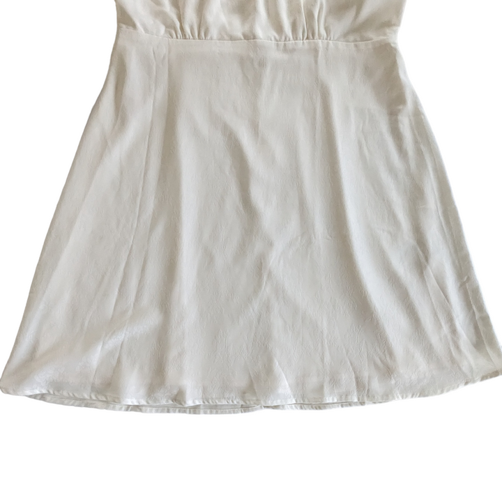 ModCloth Just A Little Lovin Babydoll Dress in Cream Size Medium