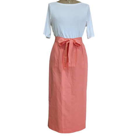 J. Crew Midi Silk Blend Skirt Size 8