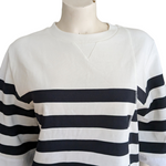 COS Striped Top Size Large