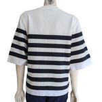 COS Striped Top Size Large