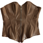 Faux Leather Corset Size Large