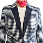 J. Crew Puckered Gingham Blazer Size 10