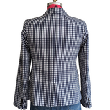 J. Crew Puckered Gingham Blazer Size 10