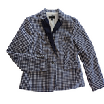 J. Crew Puckered Gingham Blazer Size 10